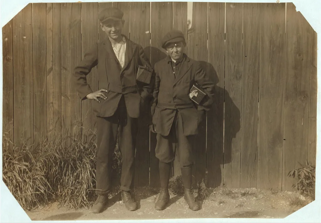 Boys working in Pope Munition Factory at Westfield, Mass. - Going…, Massachusetts, 1916