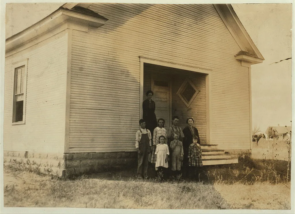 [Pioneer School #13 (6 miles northwest of Shawnee) opened October 2nd…, Oklahoma, 1916