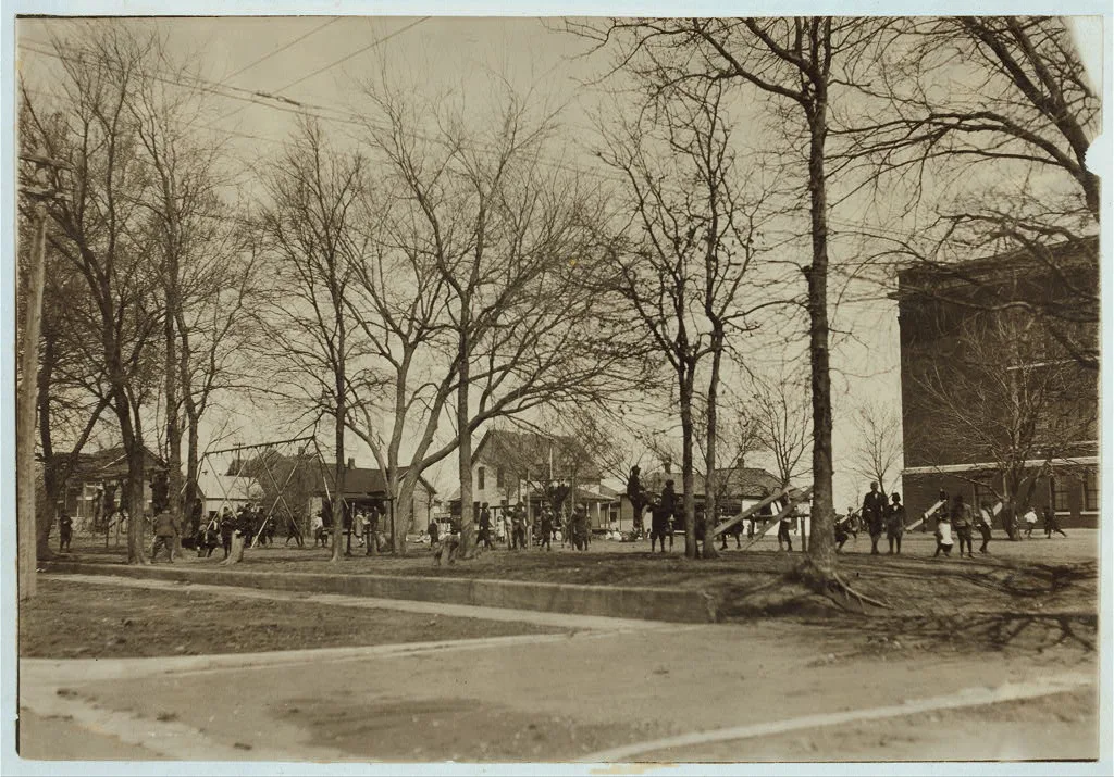 Playground - Robert E. Lee School. See Miss Folks' report.  Location:…, Oklahoma, 1917