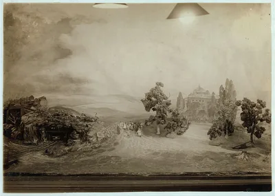 Photograph of exhibit model.  Location: New York, New York (State), 1916