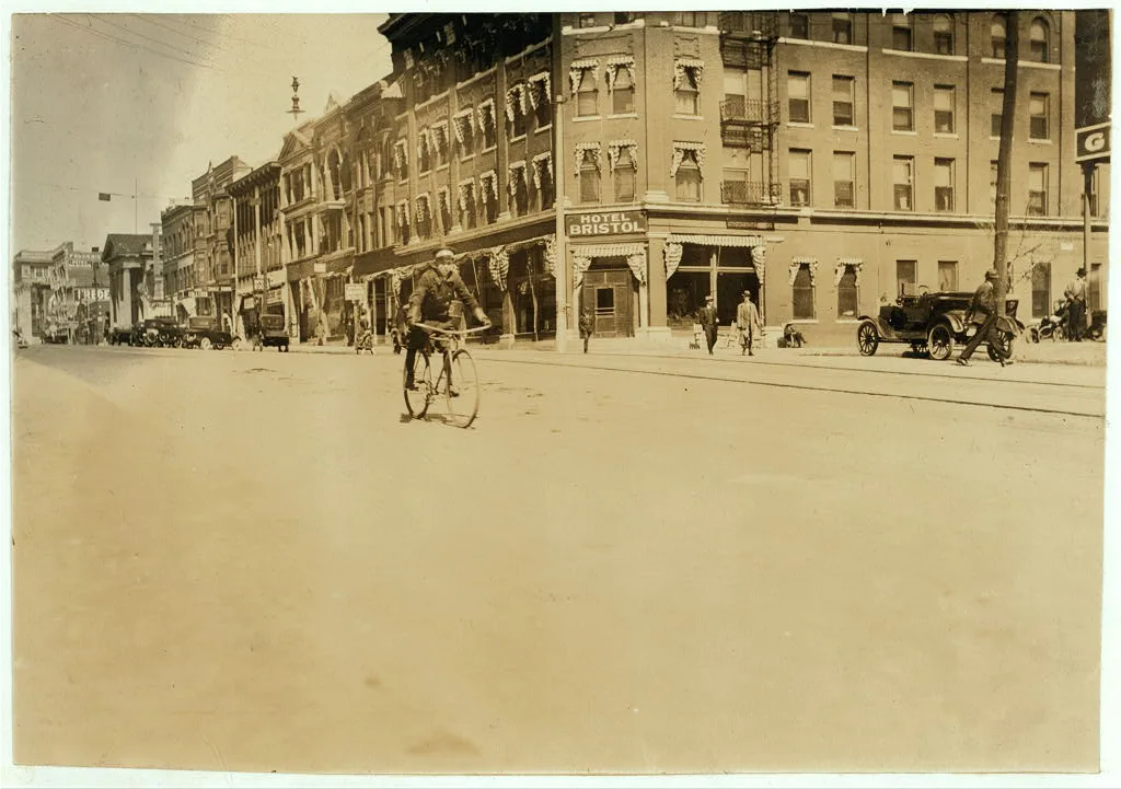 Western Union Messenger #38, 14 years old. Been at it 4 months. …, Oklahoma, 1917